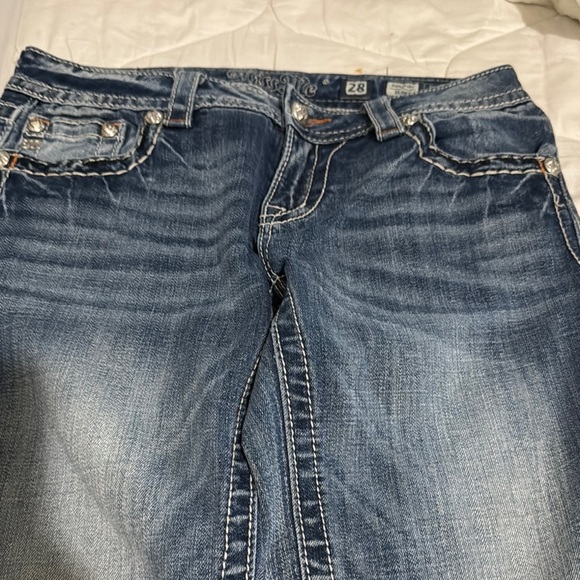 Embroidered Blue Jeans - Picture 4 of 5